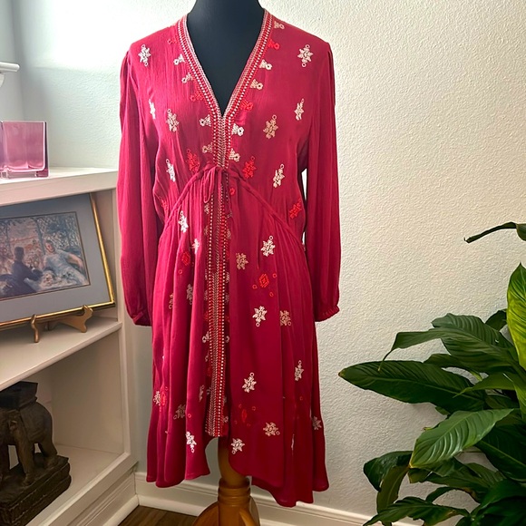 Free People Dresses & Skirts - Beautiful Free People FP long sleeve dress size SP